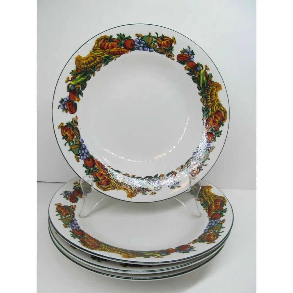 Pilgrams Harvest American Atelier Soup Bowls bundle of 4